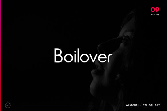 Boilover Font: A Minimalist Typeface for Modern Editorial Design