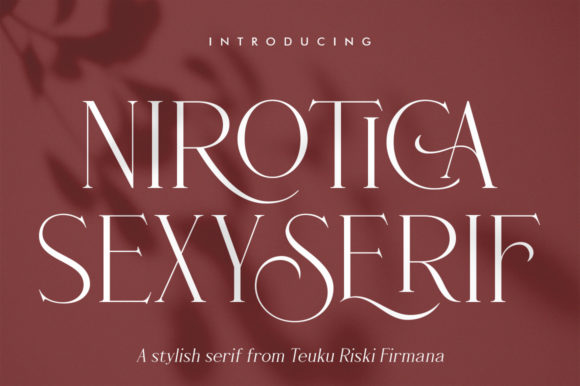 Boost Your Brand with the Nirotica Serif Font