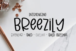 Breezily Font: A Casual Typeface for Professional Branding