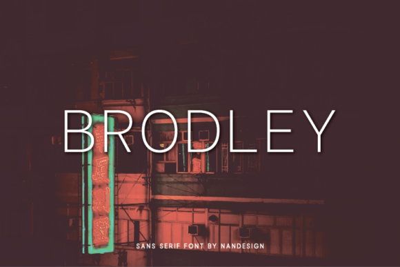 Brodley Font: A Minimal Sans Serif for Modern Web Design