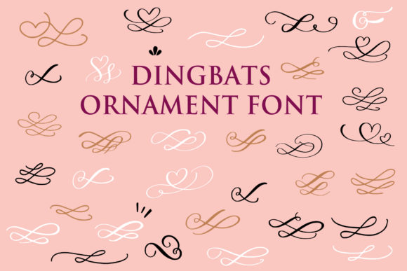 Dingbats Ornaments: A Creative Typeface for Brand Design