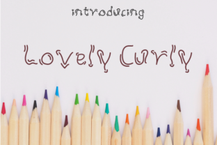 Enhance Your Editorial Design with the Lovely Curly Font