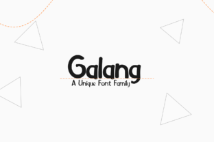 Galang: A Versatile Sans Serif Font for Editorial Design