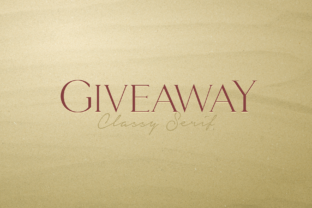 Giveaway Font: A Chic Serif for Editorial Design