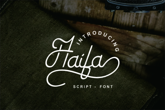 Haifa Font: A Sweet Typeface with a Magical Touch