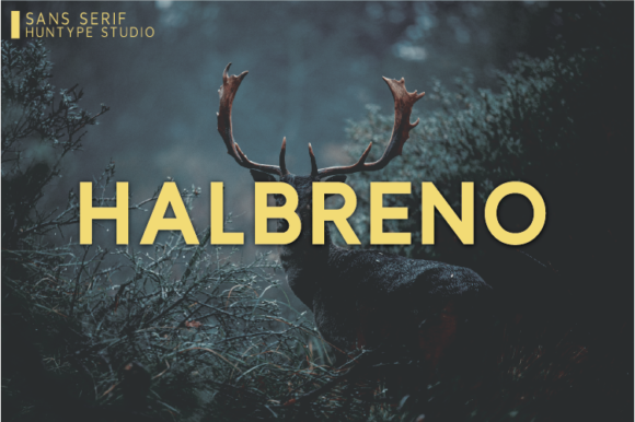 Halbreno Font: A Bold Choice for Editorial Design