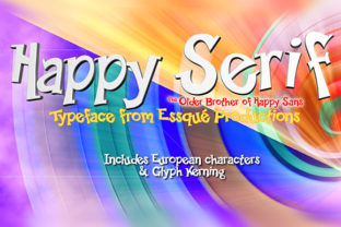 Happy Serif: A Whimsical Font for Creative Craft Projects