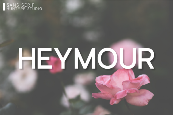 Heymour Font: A Neat and Modern Typeface for Crafters