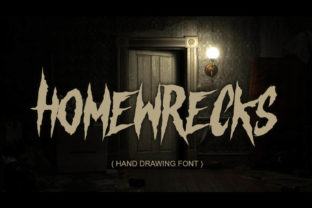 Homewrecks Font Review: A Bold Blackletter for Dark, Edgy Branding