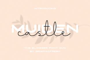 Muiden Castle Duo: A Typeface That Elevates Handmade Creations