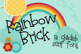 Rainbow Brick Font: A Playful Addition to Your Web Typography Toolkit