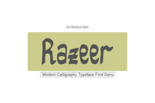 Razeer Font: A Playful Typeface for Creative Makers