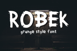 Robek Font Review: A Grunge-Typeface for Bold Branding