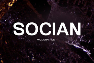 Socian Font: A Simple Typeface for Strong Branding