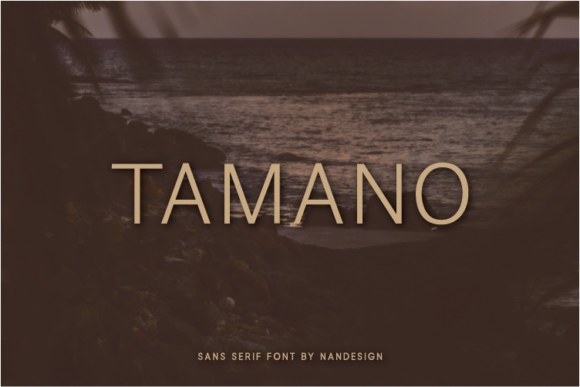Tamano: A Versatile Sans Serif for Real-World Design