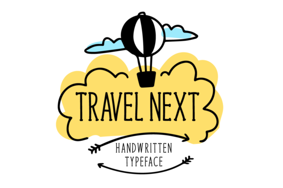 Travel Next: A Playful Serif Typeface for Craft Creators