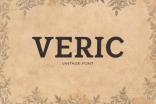 Veric: A Modern Serif Typeface for Editorial Design
