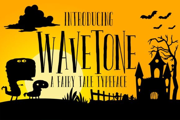 Wavetone Font: A Spooky Serif for Editorial Design